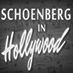 The title 'Shoenberg in Hollywood' in the style of a classif film